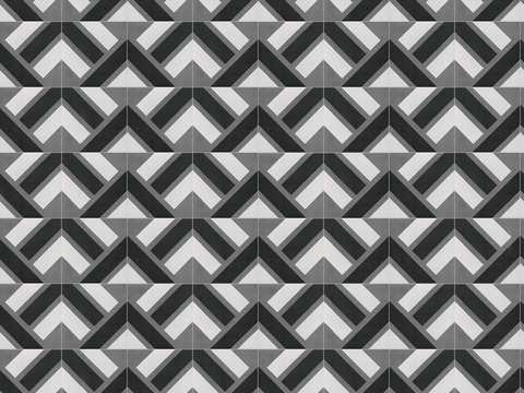 复古几何图案花砖瓷砖，中古奶油仿古砖艺术砖14