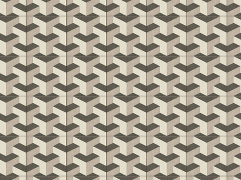 复古几何图案花砖瓷砖，中古奶油仿古砖艺术砖123