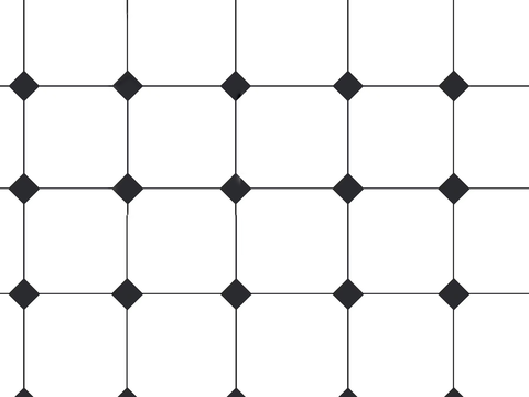  复古几何图案花砖瓷砖，中古奶油仿古砖艺术砖429 