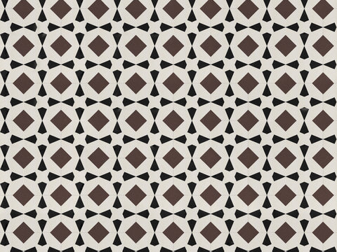  复古几何图案花砖瓷砖，中古奶油仿古砖艺术砖334 