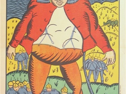  马列维奇抽象画，几何抽象装饰画92 