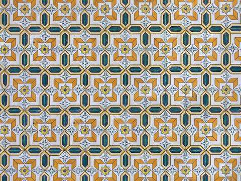 复古艺术几何图案瓷砖花砖103