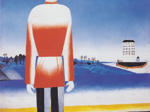  马列维奇抽象画，几何抽象装饰画20 