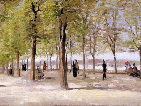 梵高后印象派素描绘画作品，现代世界经典名画532 梵高 In