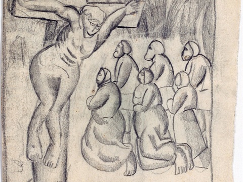  马列维奇抽象画，几何抽象装饰画59 