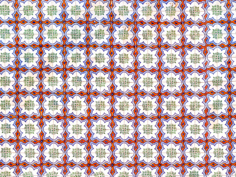  复古艺术几何图案瓷砖花砖69 