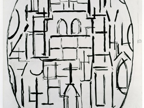 蒙德里安抽象画，风格派抽象画，装饰画31