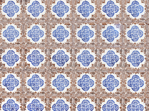 复古艺术几何图案瓷砖花砖37