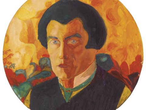  马列维奇抽象画，几何抽象装饰画127 