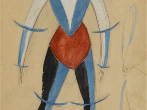  马列维奇抽象画，几何抽象装饰画51 