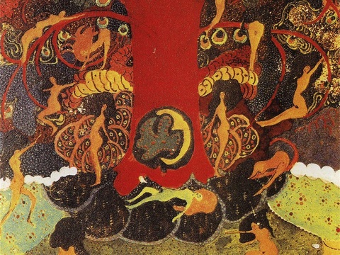  马列维奇抽象画，几何抽象装饰画101 