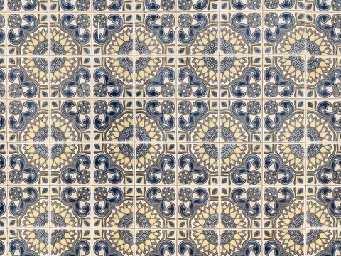  复古艺术几何图案瓷砖花砖83 