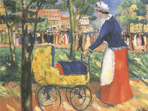  马列维奇抽象画，几何抽象装饰画52 