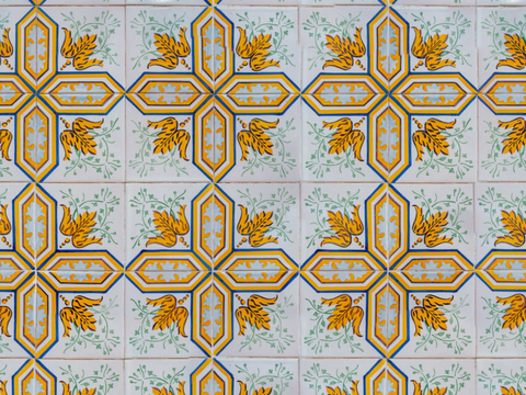 复古艺术几何图案瓷砖花砖81