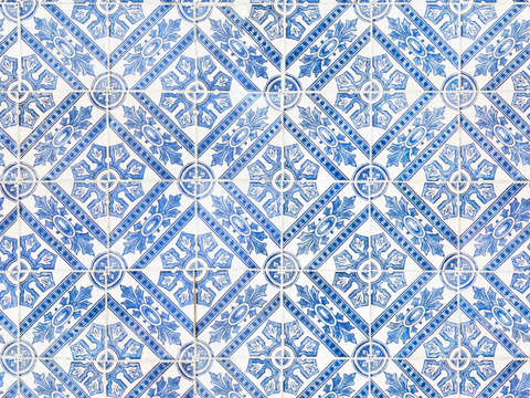 复古艺术几何图案瓷砖花砖17