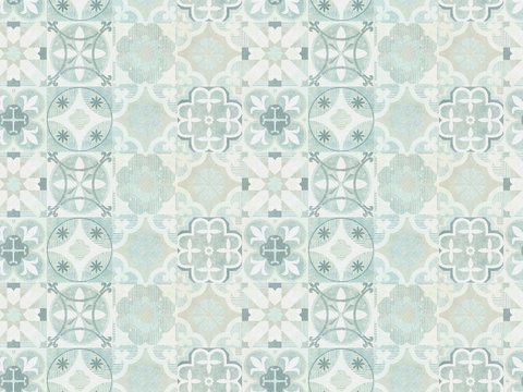 复古碎拼图案花砖瓷砖30