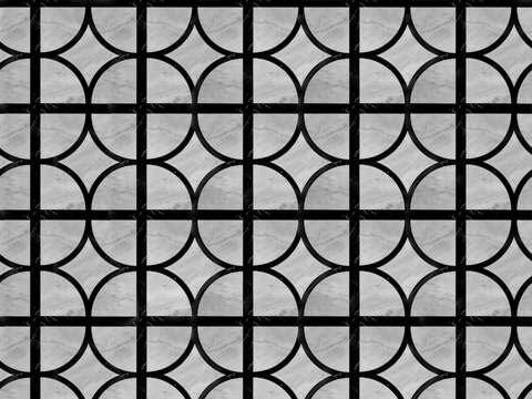 大理石几何拼花图案铺装78