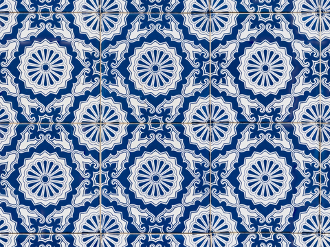 复古艺术几何图案瓷砖花砖126