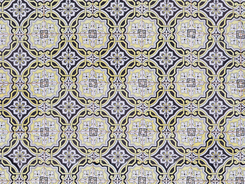 复古艺术几何图案瓷砖花砖42