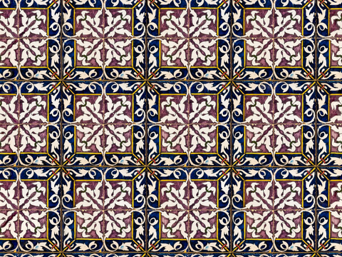 复古艺术几何图案瓷砖花砖34