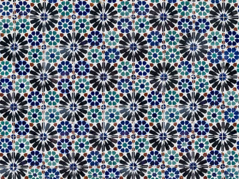 复古艺术几何图案瓷砖花砖36