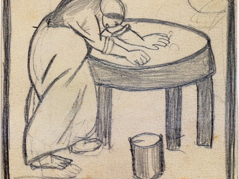  马列维奇抽象画，几何抽象装饰画90 