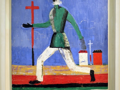  马列维奇抽象画，几何抽象装饰画72 