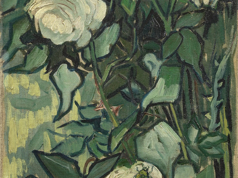  梵高后印象派静物绘画作品，现代世界经典名画303 梵高 Ro 