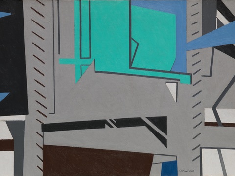  拉尔斯顿·克劳福德抽象画,抽象装饰画16 