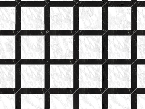 大理石几何拼花图案铺装33