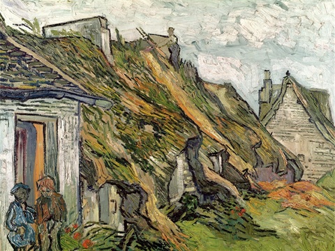  梵高后印象派素描绘画作品，现代世界经典名画553 梵高 Ol 