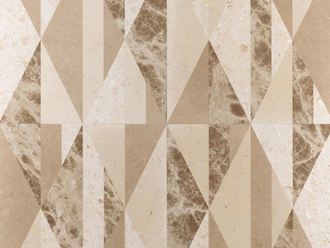  大理石几何拼花图案铺装108 