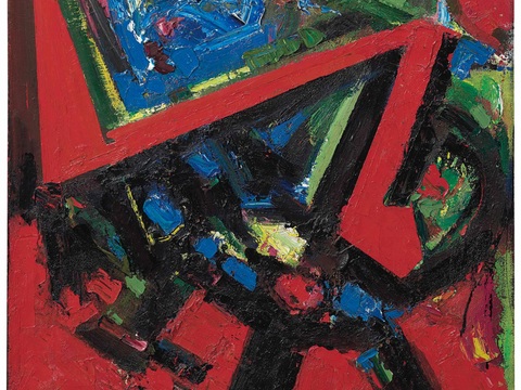  霍夫曼抽象绘画,现代世界名画134 