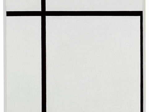 蒙德里安抽象画，风格派抽象画，装饰画58