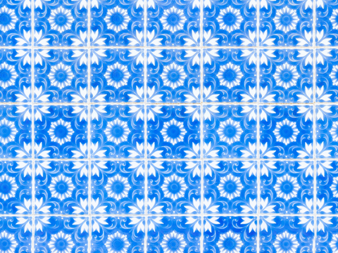 复古艺术几何图案瓷砖花砖92