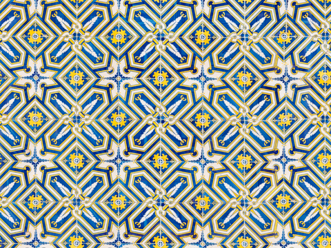 复古艺术几何图案瓷砖花砖54