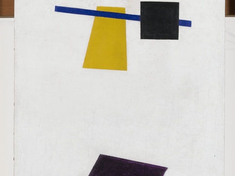  马列维奇抽象画，几何抽象装饰画28 