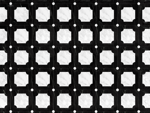 大理石几何拼花图案铺装82