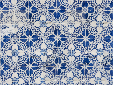  复古艺术几何图案瓷砖花砖43 