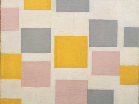 蒙德里安抽象画，风格派抽象画，装饰画25 