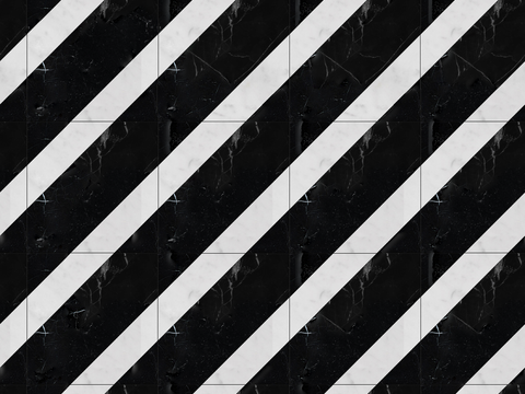  大理石几何拼花图案铺装89 