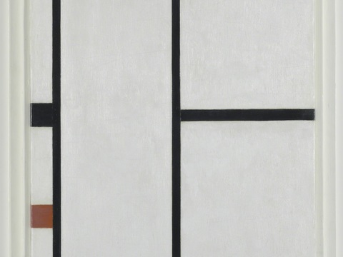  蒙德里安抽象画，风格派抽象画，装饰画33 