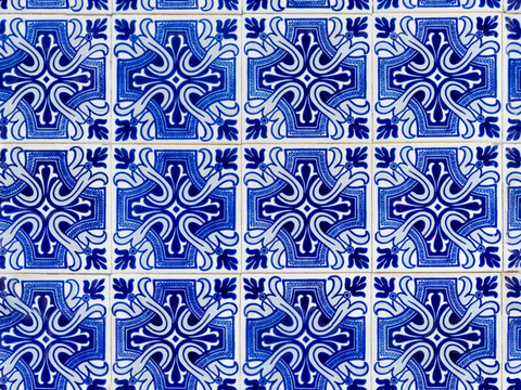 复古艺术几何图案瓷砖花砖16
