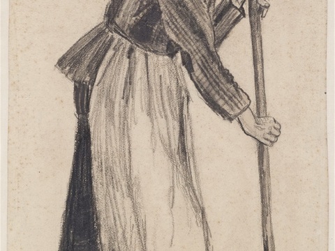 梵高后印象派素描绘画作品，现代世界经典名画633 梵高 Wo