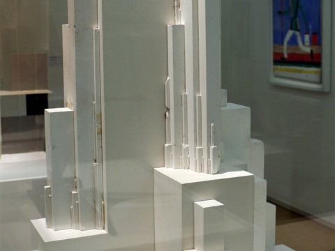 马列维奇抽象画，几何抽象装饰画70