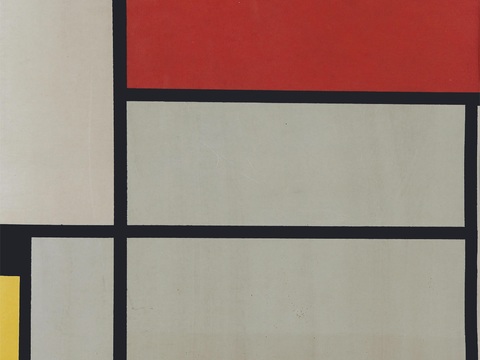 蒙德里安抽象画，风格派抽象画，装饰画51