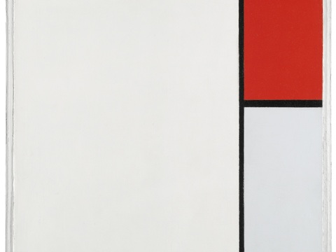  蒙德里安抽象画，风格派抽象画，装饰画65 