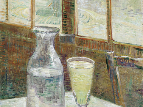  梵高后印象派静物绘画作品，现代世界经典名画265 梵高 Ab 