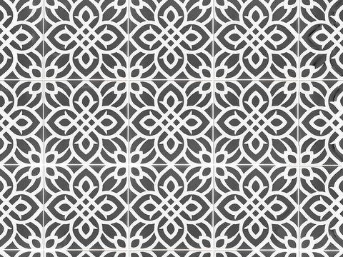 复古植物自然图案花砖瓷砖8