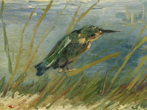 梵高后印象派素描绘画作品，现代世界经典名画586 梵高 Th